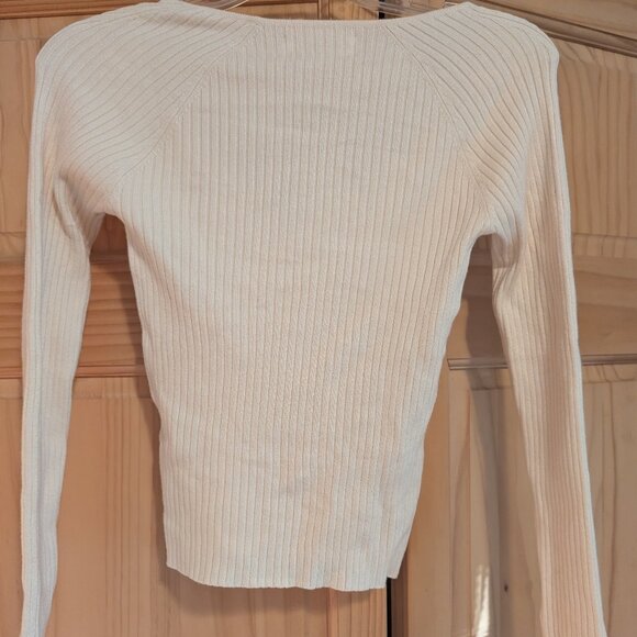 L*Space Camryn Woman’s Fitted Ribbed Sweater Top Size S NWT - Picture 3 of 3